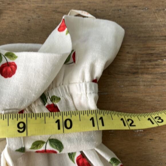 Anthropologie FARM RIO Mini Pitanga Cherry Paperbag Shorts XS NWT - Picture 6 of 11